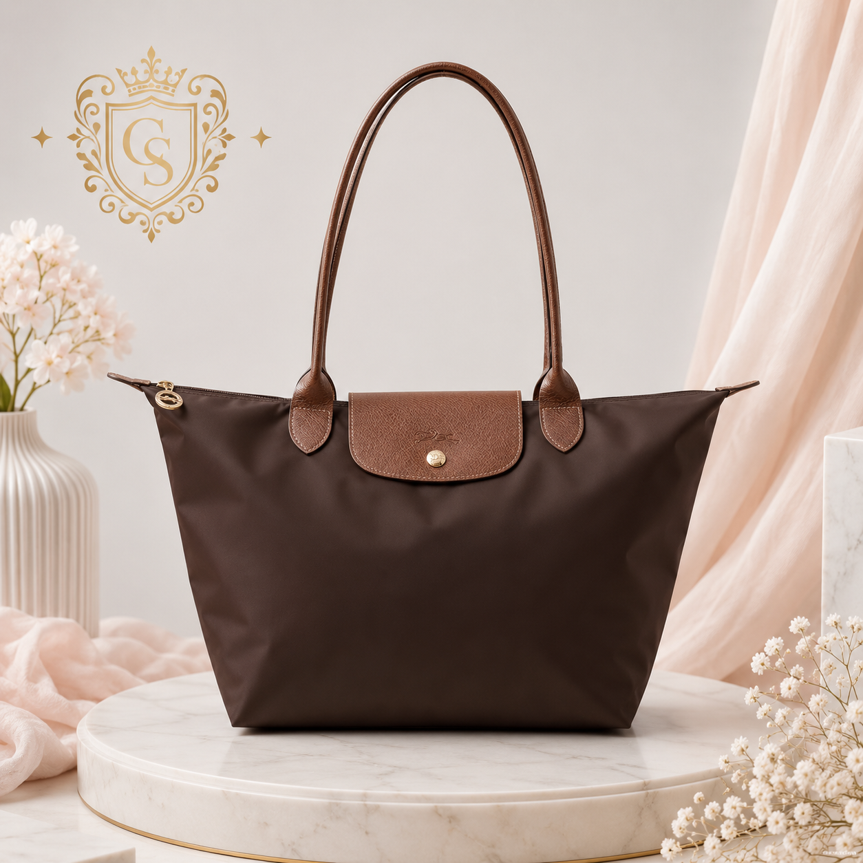 Authentic Long Champ Le Pliage - medium